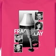 thumbnail image 2 of A Christmas Story - Frageelay Get A Leg Up - Men's Crew Neck Fleece Pullover, 2 of 4