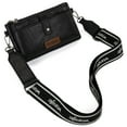 thumbnail image 5 of Wrangler Crossbody Bags for Women Shoulder Wallet Small Purse with Adjustable Guitar Straps, Black, 5 of 8