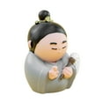 thumbnail image 3 of Figura de Dios de la Suerte China, adorno de mesa, estatua de resina Feng Shui multifunción Estilo H, 3 of 9