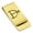 Gold, variant on Stainless Steel Magnesium Alchemy Symbol Classic Slim Money Clip Credit Card Holder