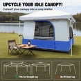thumbnail image 6 of REDCAMP Canopy Camping Tent, Inner Tent Converts Straight-Leg 10' x 10' or 10' x 20' Pop-Up Canopy into Camping Tent, Fits 4–6 Persons (Frame/Shelter Not Included), 6 of 11