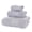 Gray, variant on 3 Packs Cotton Luxury Towels, Ultrasoft Large Size Bath Bundle, Premium Soft & Absorbent, 55x27 in Quick Dry Spa Towel for Bathroom,Hotel Collection