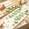 thumbnail image 5 of Twfbrm Artificial Tulip Garland, Artificial Hanging Flowers Garland with Stems, Real Touch Wind Chime Orchid Wedding Decoration for Outdoor, Backdrop, Home, indoor Decor, 5 of 7