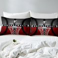 thumbnail image 3 of Erosebridal Basketball Sheets Full Size,Ball Games Sports Bedding Sets,Basketball Hoop Indoor Fitted Sheet,Red Black Grey Basketball Bed Set Room Decor 3Pcs, 3 of 5
