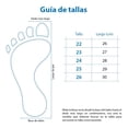 thumbnail image 4 of Tenis George para Dama Liso Blanco y Negro Talla 22, 4 of 4