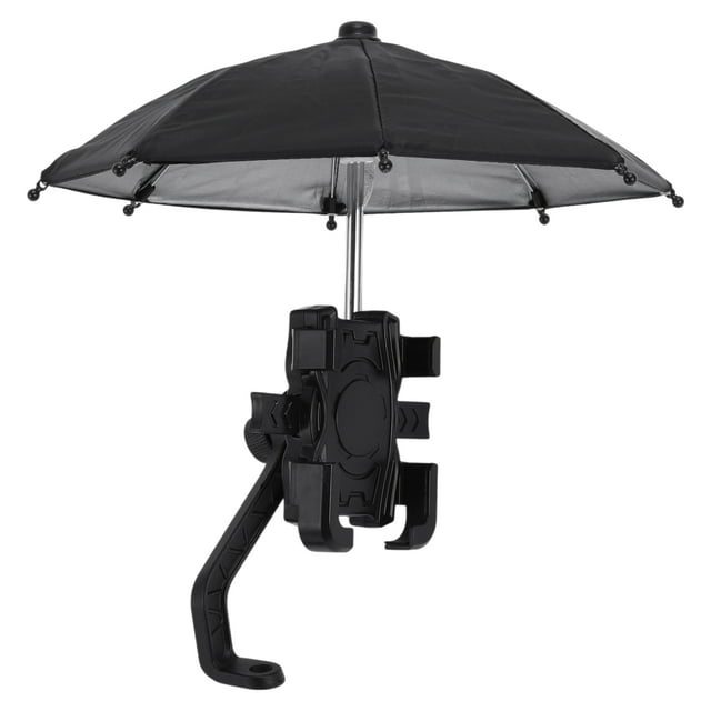 Soporte para Teléfono de Motocicleta Unique Bargains para Montaje en Espejo Retrovisor 4.7-7.2" Negro