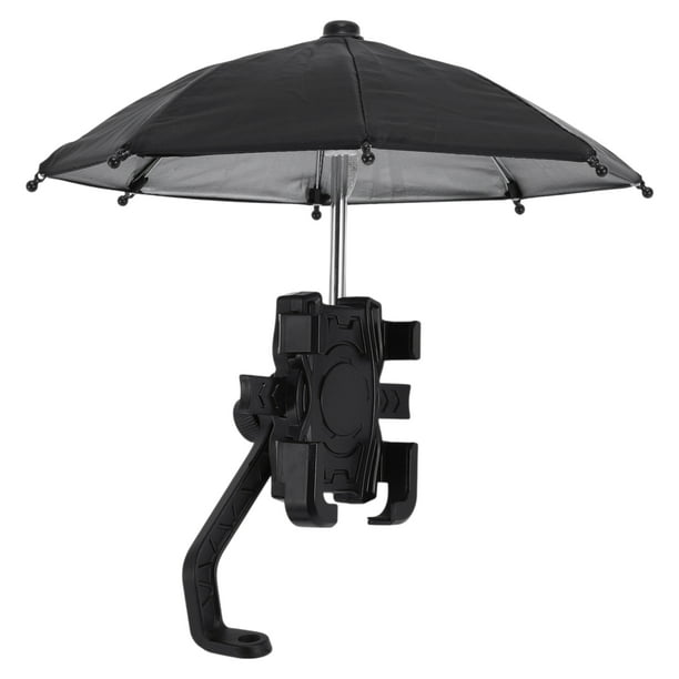 Soporte para Teléfono de Motocicleta Unique Bargains para Montaje en Espejo Retrovisor 4.7-7.2" Negro