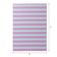 thumbnail image 6 of Mainstays Kids Tufted Pink and Light Purple Stripe Washable Area Rug, 5' x 7', 6 of 6