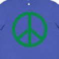 thumbnail image 4 of Inktastic Green Symbol Peace Sign Youth T-Shirt, 4 of 5
