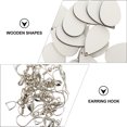 thumbnail image 2 of Miangastore 5 Pairs Sublimation Blank Earrings for DIY Christmas Craft Jewelry Making, 2 of 8