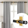 thumbnail image 3 of Antimbee 6-Pack No Drill Needed Curtain Rod Holders, Self Adhesive Rod Brackets, Multipurpose Nail Free Stick on Curtain Rod Hooks, Curtain Hangers for Bathroom, Bedroom, Livingroom, 3 of 10