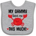 thumbnail image 3 of Inktastic Gammy Loves Me Grandchild Boys or Girls Baby Bib, 3 of 4