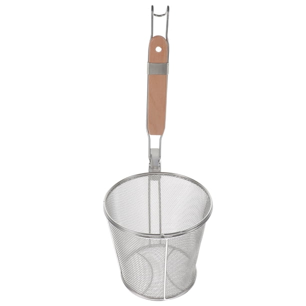 1 colador de acero inoxidable para cocina, colador de malla para fideos.