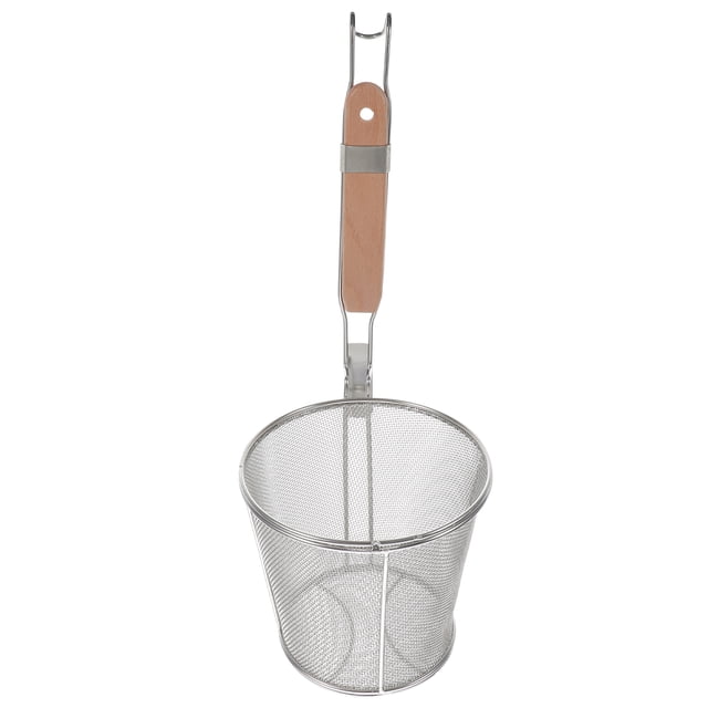 1 colador de acero inoxidable para cocina, colador de malla para fideos.