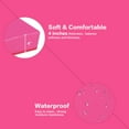 thumbnail image 4 of Gymnastics Mat for Kids 4'x4'x4" Foldable Tumbling Mats with Carrying Handles 2-Panels Fold Thick Exercise Mat for Home Aerobics Stretching Yoga, Rose Pink, 4 of 7