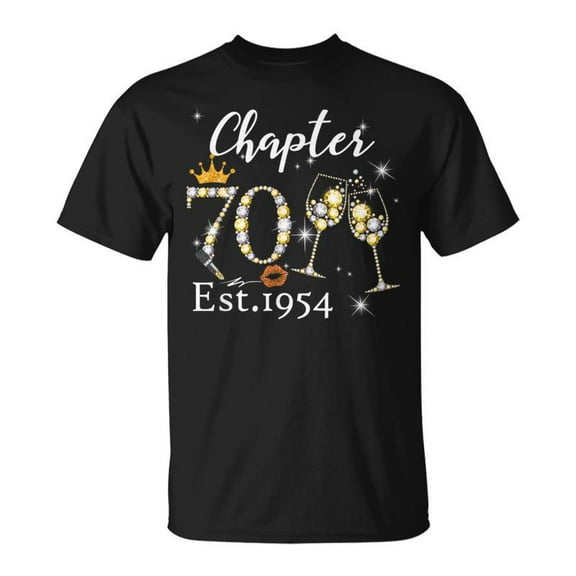 SPEEDRUN Chapter 70 70Th Birthday Est 1954 70 Years Old Party T-Shirt
