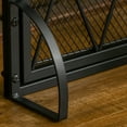 thumbnail image 2 of "ATR ART TO REAL Foldable Fireplace Screen with Chimney Equipment, 48""L x 31.5""H, Black", 2 of 9
