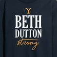 thumbnail image 3 of Yellowstone - Beth Dutton Strong - Men's Long Sleeve T-Shirt, 3 of 6
