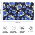 thumbnail image 3 of Pioneer Flower Floral Print Pattern Bathroom Rugs Mat, Non Slip Microfiber Bathroom Rug with Rubber Backing, Soft Mats for Bathroom Floor Tub Shower, 17"x30", 3 of 5
