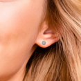 thumbnail image 4 of 2.00 Carat Sparkle Natural Diamond Stud Earrings Solid Real 950 Platinum Studs for women (VS1-VS2 Clarity, F-G Color), 4 of 6
