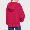 thumbnail image 4 of Yuyuzo Oversized Hoodies Womens Long Sleeve Casual Loose Sweatshirts Solid Color Cute Pullover Tops, 4 of 6