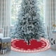 thumbnail image 5 of Falda para Árbol de Navidad, Elementos Clásicos Navideños, Decoración Navideña, Falda para Árbol, Decoración Inferior para Árbol de Navidad, Delantal, Regalo, 5 of 6