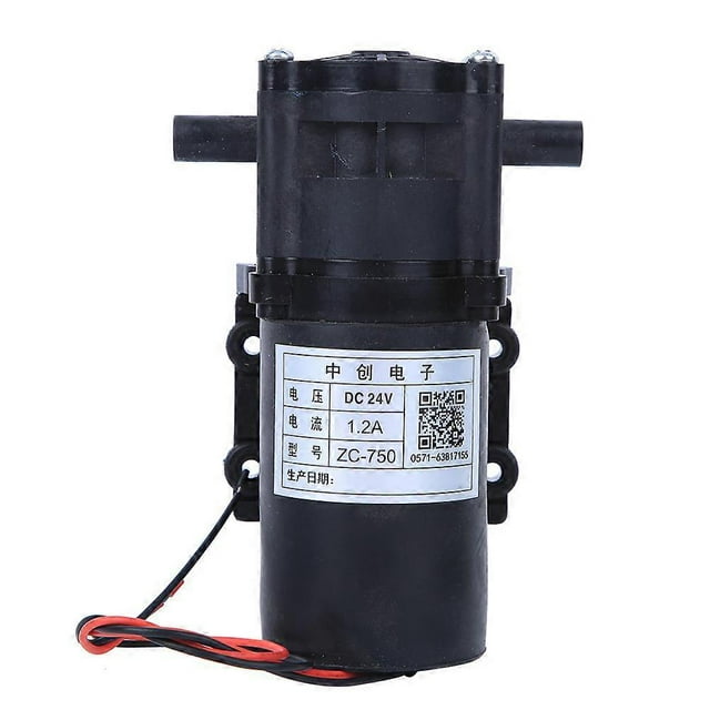 Pompe à membrane auto-amorçante DC 24 V ZC-750 pour purificateur d'eau/machine de remplissage