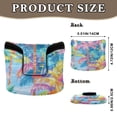 thumbnail image 2 of Haosy Vibrant Palm Trees Golf Mallet Putter Cover Strong Magnetic Leather Golf Club Headcover Closure, 2 of 7