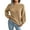 Khaki, variant on Vedolay Fall Sweaters Women's Crew Neck Long Sleeve Pullover Sweater Casual Loose Fall Tops,Khaki M