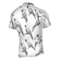 thumbnail image 2 of joogoo Artistic Parrots Men's Cycling Jerseys Mountain Bike Short Sleeve Tops 3XL, 2 of 7