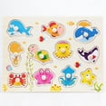 thumbnail image 4 of Rompecabezas De Pegging Puzzle Montessori Juguete Con De Animal Marino,, 4 of 5