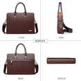 thumbnail image 3 of FSD.WG] Bolso de Negocios Maletín de Cuero Bolso de Negocios Laptop para Hombre, 3 of 10