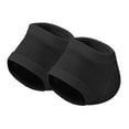 thumbnail image 3 of 6x2 Piezas Calcetines De Talón Hidratantes Strech Poliéster Adultos Para Pies Agrietados Negro, 3 of 8