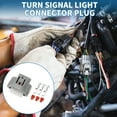 thumbnail image 2 of Conector de luz de señal de giro único a prueba de agua para Toyota Tacoma 97-19 No.9098011020, 2 of 6