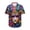 BC-Multicolor, variant on JURANMO Purses For Women Clearance Men's Cuban Shirts Fashion Mardi Gras Printed Tshirt Dressy Short Sleeve Button Down Vacation Summer Blouse Multicolor XL