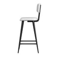 thumbnail image 5 of Butler Specialty Company Saddle Leather Rectangular 26" Counter Stool - White, 5 of 7