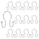 thumbnail image 1 of Ganchos para Cortina de Ducha Uxcell, 12 Pcs Ganchos de Cortina de Ducha a Prueba de Óxido, Niquel, 1 of 5