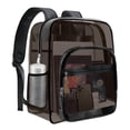 thumbnail image 1 of Mochila SDFGHG transparente, grande, impermeable para trabajo y viajes, 1 of 6