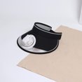 thumbnail image 5 of Xfvqtps Fan Hats Visor Hat with Fan USB Charging Summer UV Protection Semi-Transparent Brim Sun Hats for Beach Travel Camping Sports, 5 of 9
