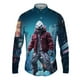 thumbnail image 3 of Camisas de manga larga con estampado 3D de antropomorfismo animal para hombre y mujer, camisas casuales de moda con solapas abotonadas, ropa unisex de gran tamaño, 3 of 4