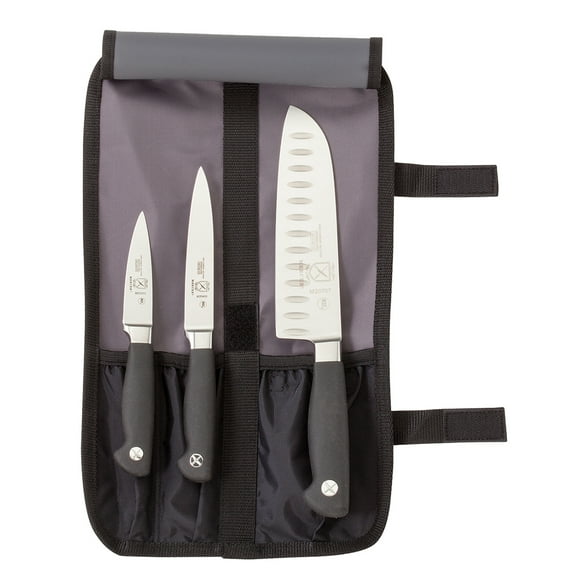Barfly M21910 4 Piece Starter Knife Set w/ Heavy-Duty Storage Roll