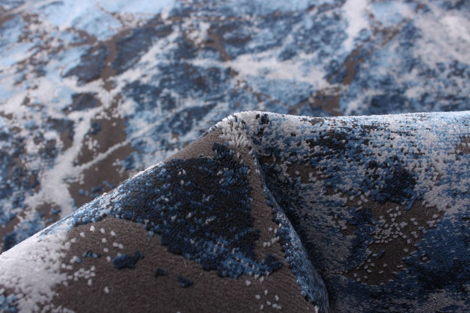 ECARPET Marble Textured Area Rug, Contemporary Carpet for Living Room