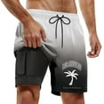 thumbnail image 1 of HUANBAI Men's Swim Trunks Dry Board Shorts, 1 of 4