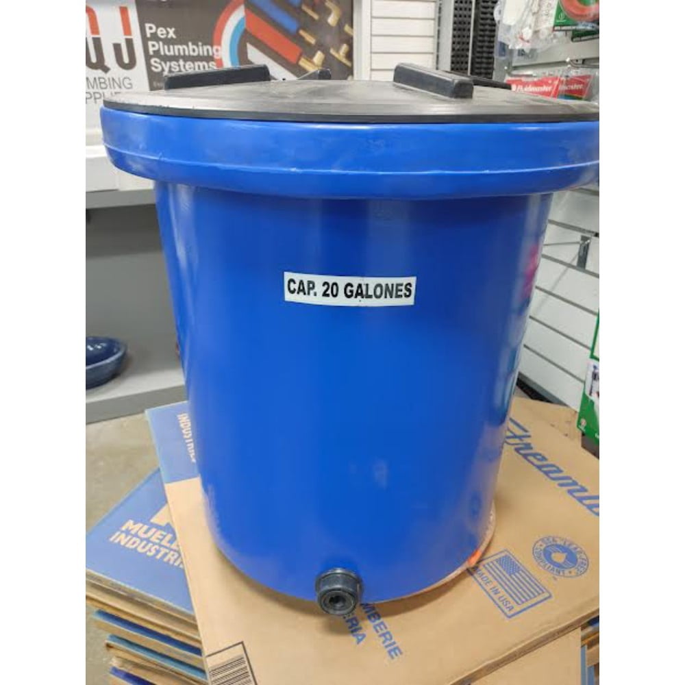 Eco Water  20Gls, Blue Color Water Tank , Weight 166 pounds Full