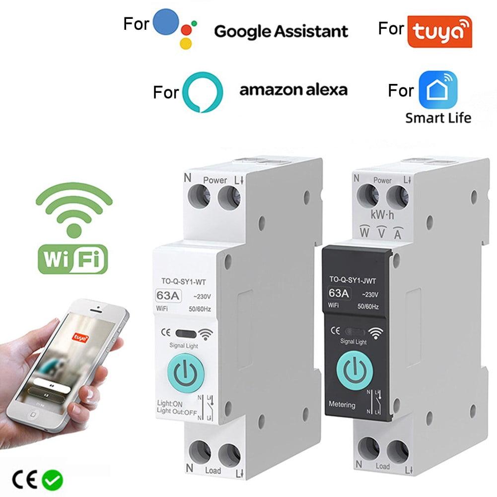 Electrical Management Din Rail Switch App Integration High-Power Devices