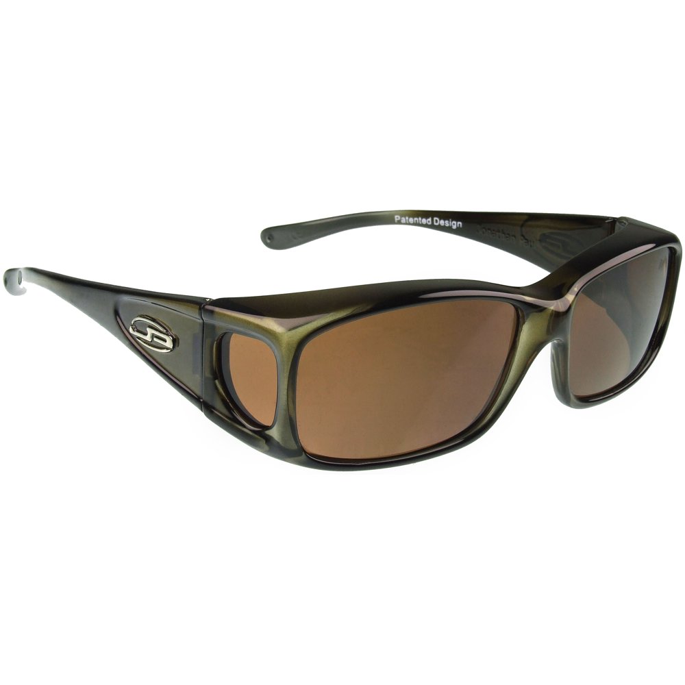 Fitovers Fit Overs Sunglasses The Razor Collection Olive Charcoal