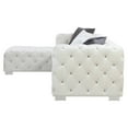 thumbnail image 3 of ACME Qokmis 2-Piece Upholstered Sectional Sofa in Beige, 3 of 8