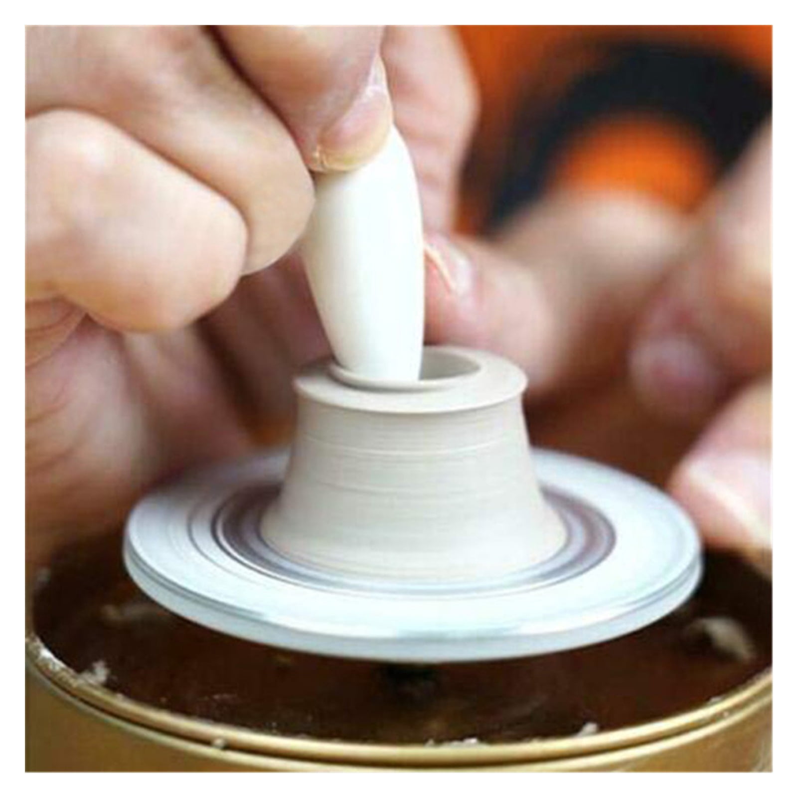 Mini Red Ceramic Wheel 1500 Rpm / Minimum Electric Ceramic Machine Ceramic Tools In Your Own Clay With Children's Art Education Tray ,Wide Ranging Usage