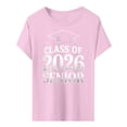 thumbnail image 2 of MEICHEN Graduation Gifts for Her: Class Of 2026 Senior 26 High School Graduation T Shirt Womens Spring Summer Tops, 2 of 2