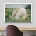 thumbnail image 3 of wall26 Framed Canvas Print Wall Art Scotland Ireland Countryside Farm Sheep Lamb Nature Animals Photography Realism Rustic Scenic Landscape Colorful for Living Room, Bedroom, Office - 16"x24&quo, 3 of 5